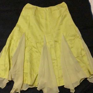 Yellow skirt